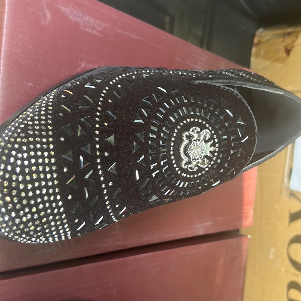 ROYAL SHOES VELVET BLACK SMOKER SHOES